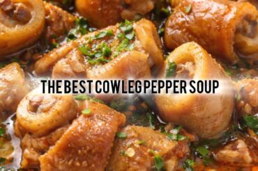 My  40 years family Secret Cow Leg Pepper Soup Recipe Revealed! #youtubevideoviral #fyp