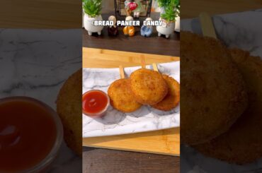 Bread paneer candy #shorts #recipe #snacks #bread #paneer #shortsfeed #trending #viral #cooking