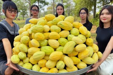 Amazing cooking yummy green mango with chili sauce recipe