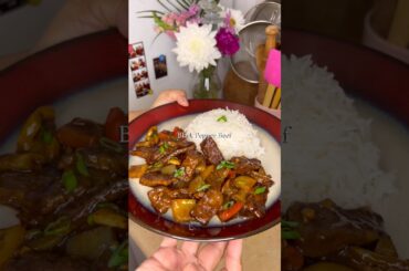 Black Pepper Beef | Chinese Takeout at Home – Episode 5 |#fyp #chinesetakeout #quickrecipes #recipes