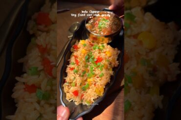 Indo Chinese Veg Fried Rice #shorts #youtubeshorts #shortsfeed