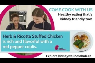 Come Cook with Us: Herb & Ricotta Stuffed Chicken with Red Pepper Coulis Recipe