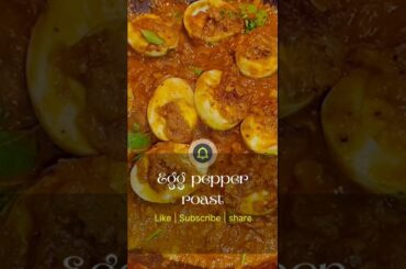 Egg Pepper Roast❤️ A must try recipe👌   #eggroast #pepper