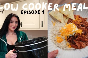 EASY SLOW COOKER RECIPES | CHICKEN CHILLI | episode 1