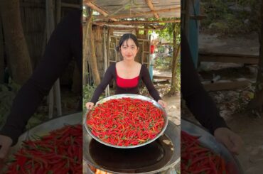 Cooking yummy deep fried chili recipe