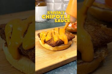 🌶️😍 Cafe style smoky chipotle sauce recipe 😍 #chipotle #sauce #ytshorts #homemade #cafestyle