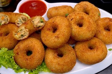 Ramzan Special Crispy Chicken Donuts Recipe for Iftar | Best Ramzan  Iftar Recipe |