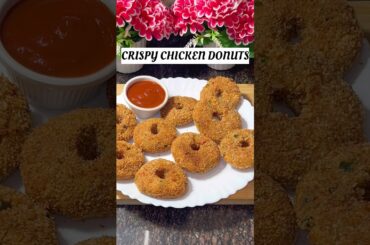 Ramadan Special Crispy Chicken Donuts Recipe😍 #shorts #trending #viralvideo #ramadan #iftarrecipes