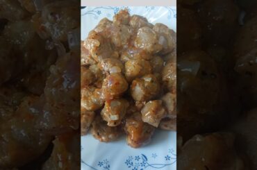 SOYA CHILLI 🌶 #recipe #youtube #shorts #food #foodie #soyabean #soyachilli #snacks #cooking #chilli