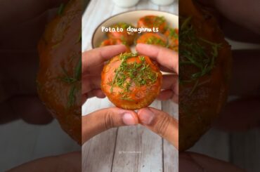 Potato Doughnuts recipe #shorts #youtubeshorts #shortsfeed