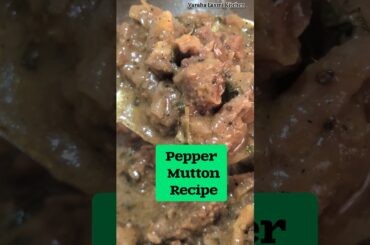 Pepper Mutton Recipe #shorts