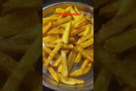 chilli potato recipe in Hindi #food #recipe#reels