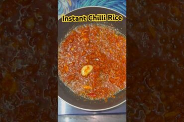 Instant Chili Rice | Bachelor kitchen| #viral #thankyou #youtubeshorts #recipe #foodie #bestyoutuber