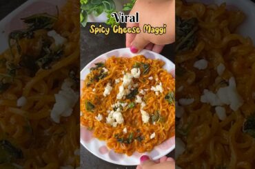 Chilli Cheese Maggi 🍝 Ultimate Cheesy Twist 🤤 #ytshorts #maggi #recipe #spicyfood