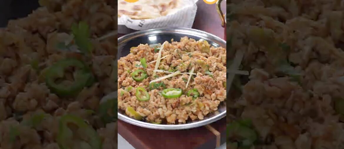 Dhaba Style Chicken Shinwari Qeema - Sehri / Breakfast special Recipe by Food Fusion