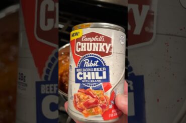 Pabst Blue Ribbon Chili For Pabturday Saturday Night! #shorts #food #cooking #eating #eat #shopping