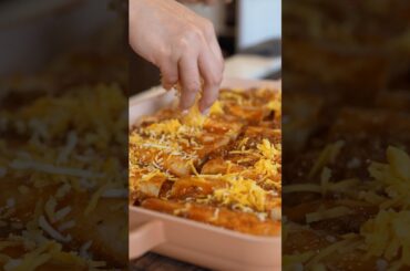 So Easy TEX-MEX Enchiladas #shorts