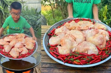 Chef Seyhak: Yummy chicken legs and chili cooking | Chicken leg recipes