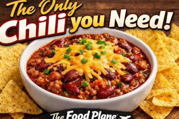 This is THE BEST CHILI RECIPE EVER! #Chili #HomemadeChili #ComfortFood