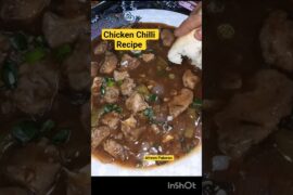 Chicken Chilli Recipe|How To Make Chicken Chilli Recipe 😋| #shorts @AfreenPakwan