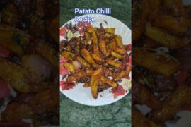 Patato Chilli Recipe/Chilli Recipe🤩🤤#chilli#patatochilli#patat#food#testy#recipe#ytshorts#anuradha