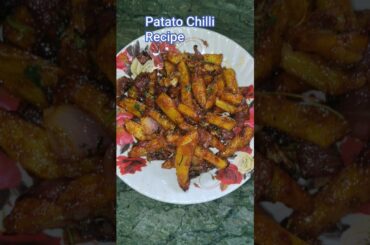 Patato Chilli Recipe/Chilli Recipe🤩🤤#chilli#patatochilli#patat#food#testy#recipe#ytshorts#anuradha