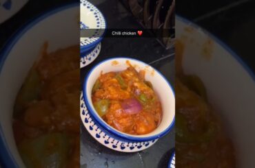 Chilli chicken recipe😜 #shorts #funny #cooking #viral #lubna