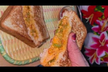 Chilli Chicken cheese sandwich | make this yummy chicken sandwich | Homemade recipes