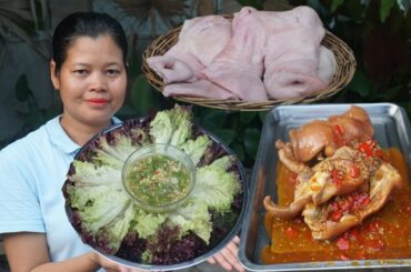 Delicious Pig Head & Tongue in Spicy Chili Sauce – Flavorful Recipe