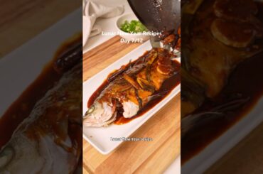 Day 7 Lunar New Year Recipe Series: Steamed Fish with Chili Bean Sauce