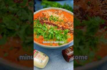 Ramadan Day 6: Quick Spicy & Creamy Noodle Soup (Buldak Style)