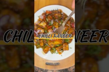 Street Style Chilli Paneer Recipe (Dry)#shorts #chillipaneer #trending #elvishyadav #justinbieber