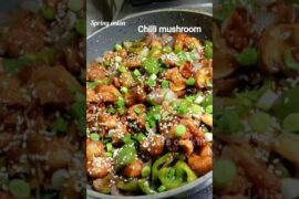 Craving Restaurant-Style Chilli Mushroom Best starter #crispymashroomchilly #chillimushroomrecipe
