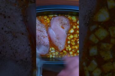 Marry Me Chicken Chili in the Crockpot #recipe #crockpot #chickenchili