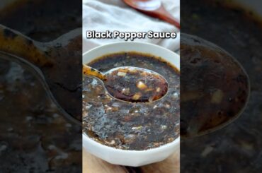 Easy Homemade Black Pepper Sauce 🧂