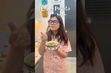 Restaurant Style Chilli Potato 😍 #trending #food #foodshorts #recipe #chillypotato #receipe
