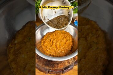 5-Min Creamy Dahi Onion Chutney! 🤤 (Best Rice Side Dish) #shorts