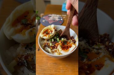 You will get addicted to this 6 minutes creamy chilli oil jammy egg rice if you are a uni student.