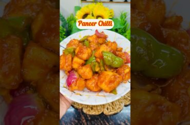 Paneer Chilli #shorts #trendingrecipe #viralvideo #food #paneer #paneerchilli #easyrecipe #explore