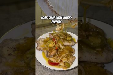 Making pork chops with cherry peppers with no recipe. Just whatever comes to mind! #cooking