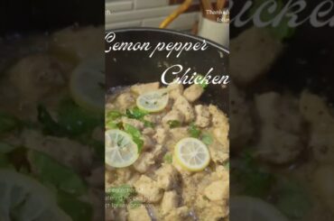 Lemon Pepper Chicken in 15 Minutes | Easy Chicken Recipe #chickenrecipe #lemonpepperchicken #recipe