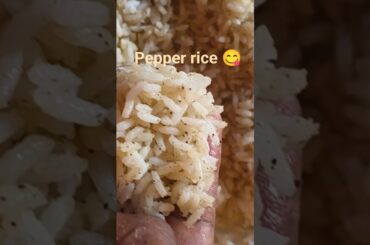 pepper rice 😋 instant recipe 🥣