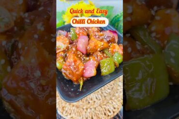 Quick and easy Chilli Chicken Recipe #shorts #trendingrecipe #chillichicken #viralvideo #easyrecipe
