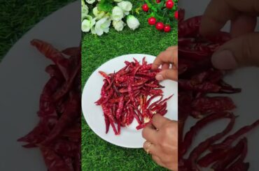 Make chilli flakes at home || Market vs homemade chilli flakes #shorts#audio