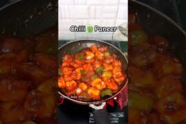 Chilli Paneer Recipe🫑|| #chilli #paneer #chillipaneergravy #recipe #food #trending #viral