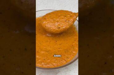 Salsa TAQUERA cremosa de chiles de árbol | La receta que necesitas