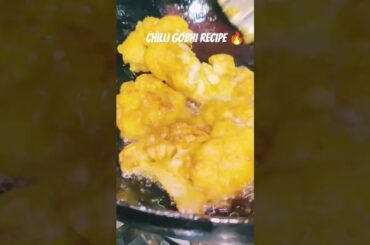 chilli Gobhi Recipe 🔥#viralshort #youtubeshort #trendingshort #mycooking ##pushpalifestyle & recipe