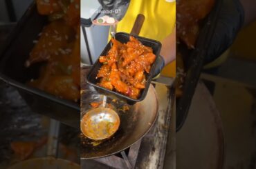 Chili Potato Making #streetfood #food #chilipotato #chili #vegetarianrecipe #shorts #viralshort