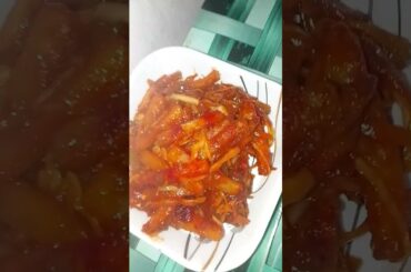 Tattoo Chilli Recipe 🌶️ | Itni Tasty Ki Sab Poochenge Kaise Banayi #village #foodshorts