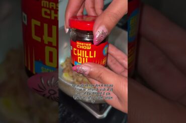 I tried Chilli oil noodles 🍜 😋 #viral #ytshorts #chilli #chillioil #food #recipe #trendingshorts